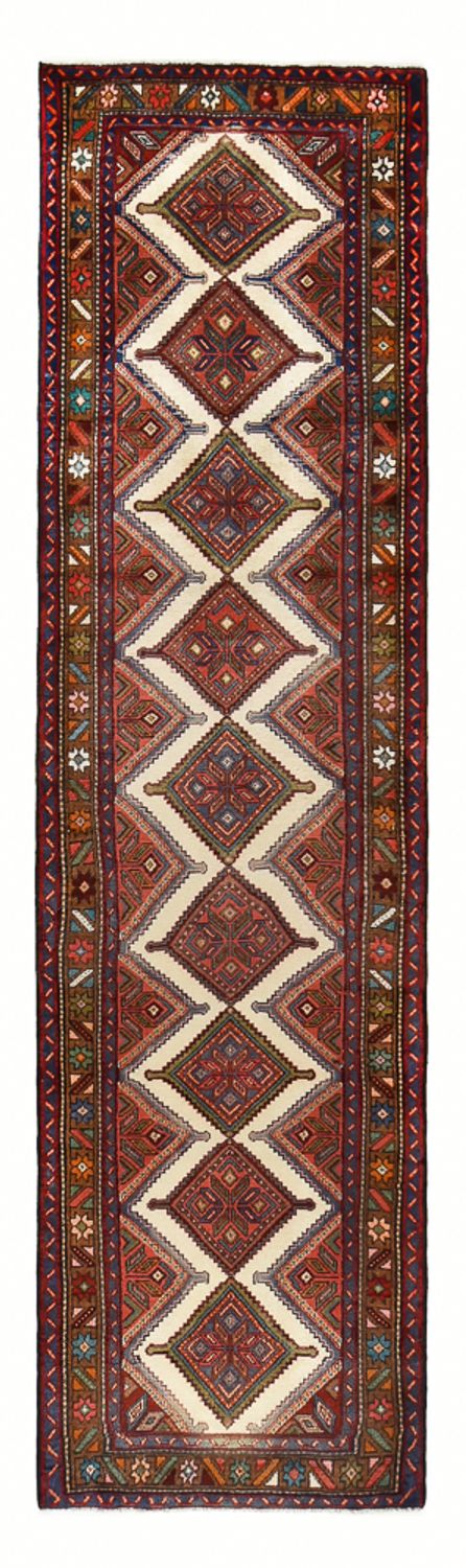 Løber Persisk tæppe - Nomadisk - 321 x 86 cm - mørkerød