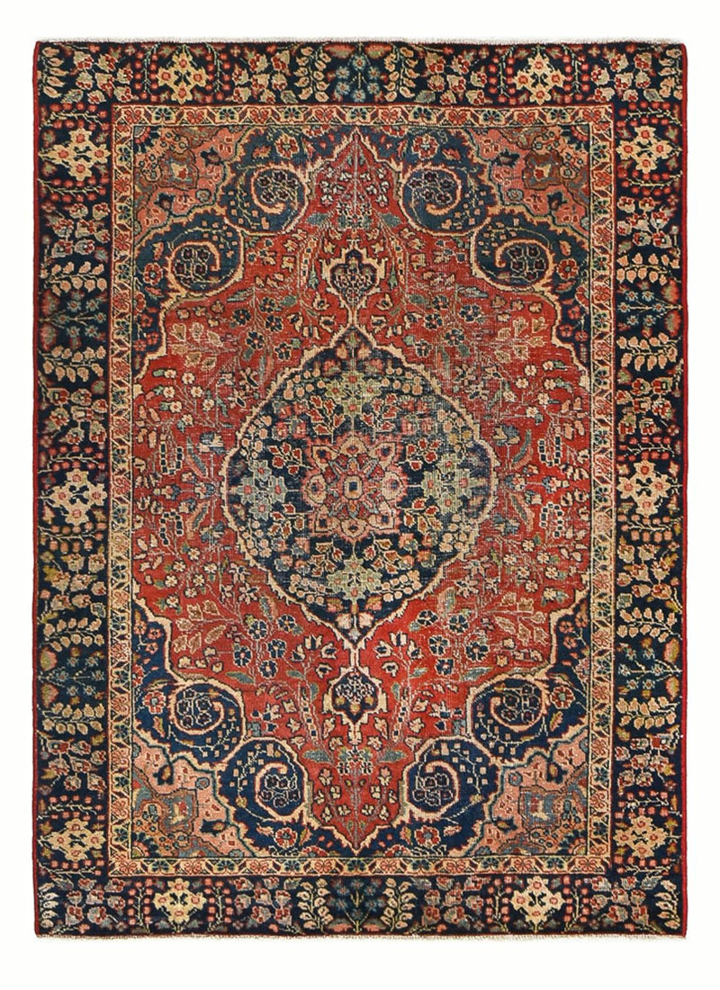 Persisk tæppe - Nomadisk - 175 x 128 cm - rød