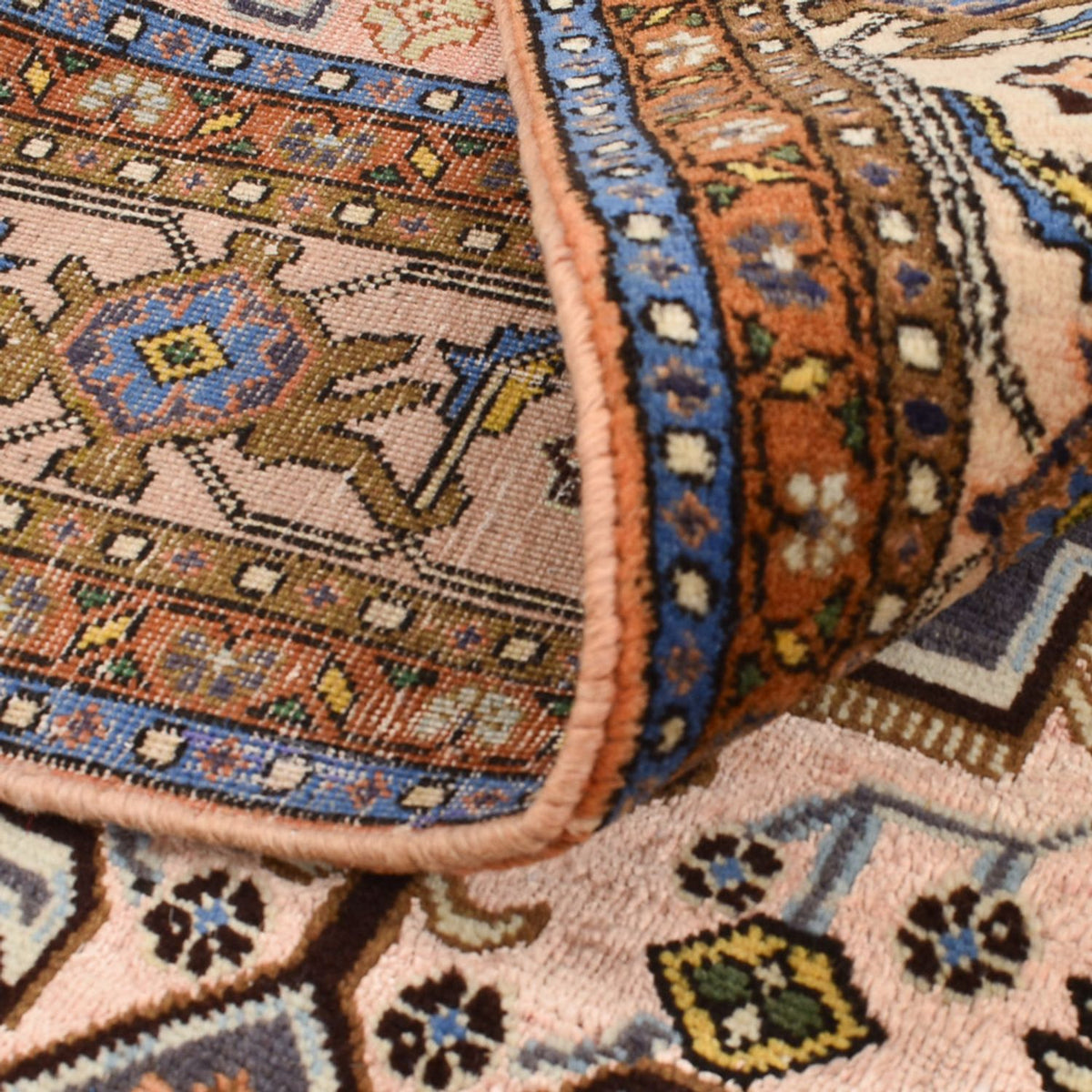 Persisk tæppe - Nomadisk - 193 x 140 cm - flerfarvet