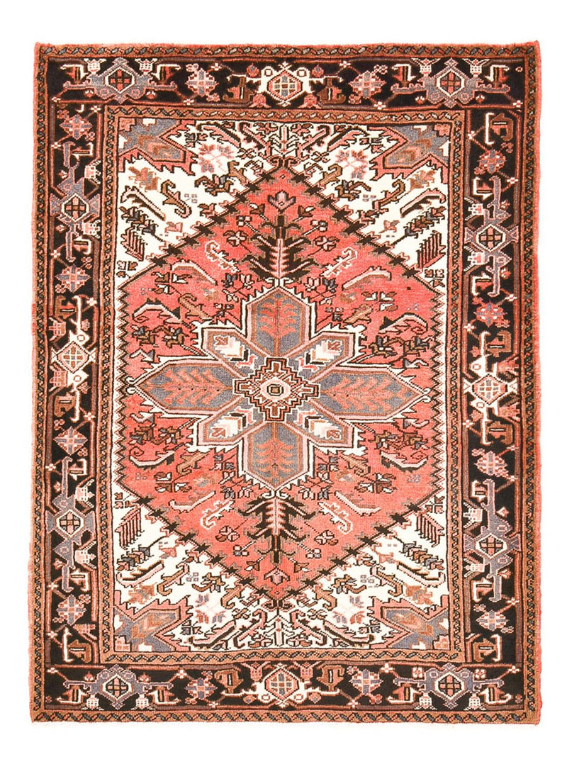 Persisk tæppe - Nomadisk - 205 x 156 cm - lysrød