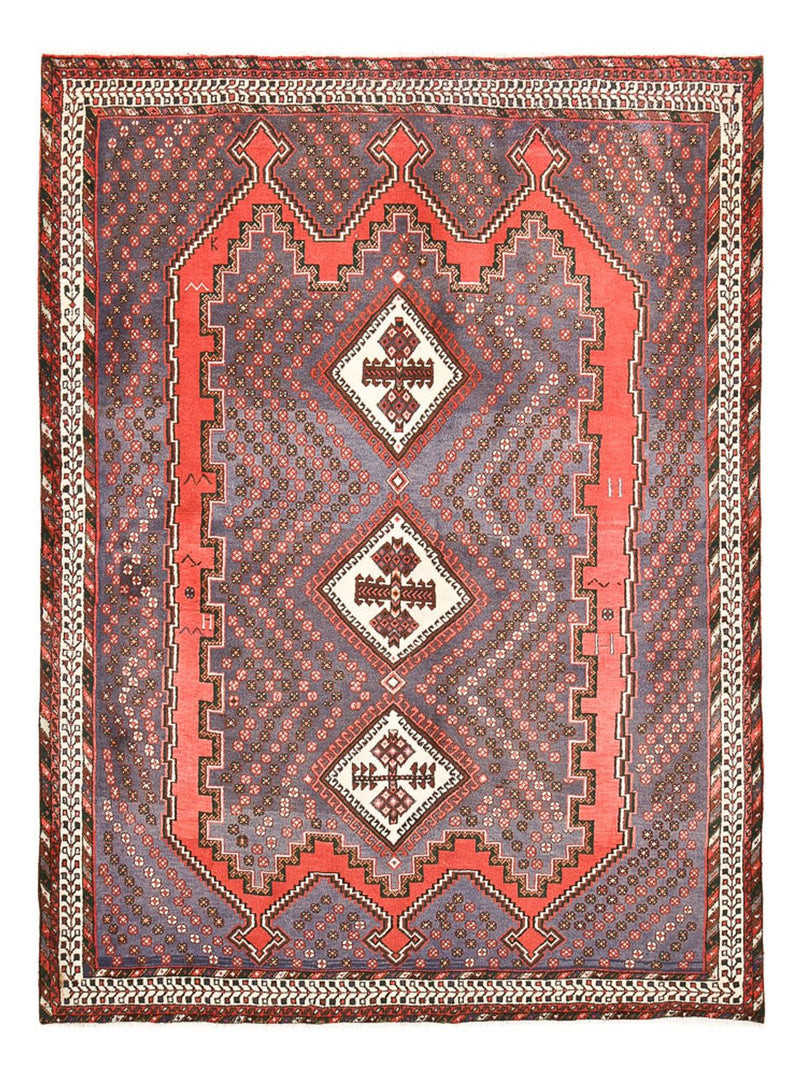 Persisk tæppe - Nomadisk - 241 x 180 cm - rust