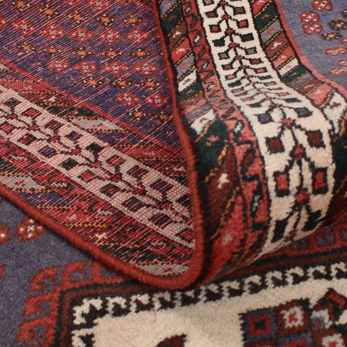 Persisk tæppe - Nomadisk - 241 x 180 cm - rust