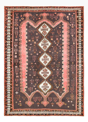Persisk tæppe - Nomadisk - 237 x 169 cm - lysegrå