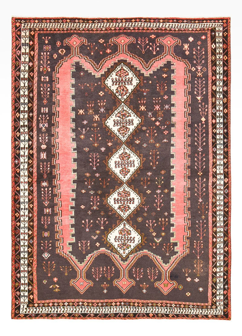 Persisk tæppe - Nomadisk - 237 x 169 cm - lysegrå