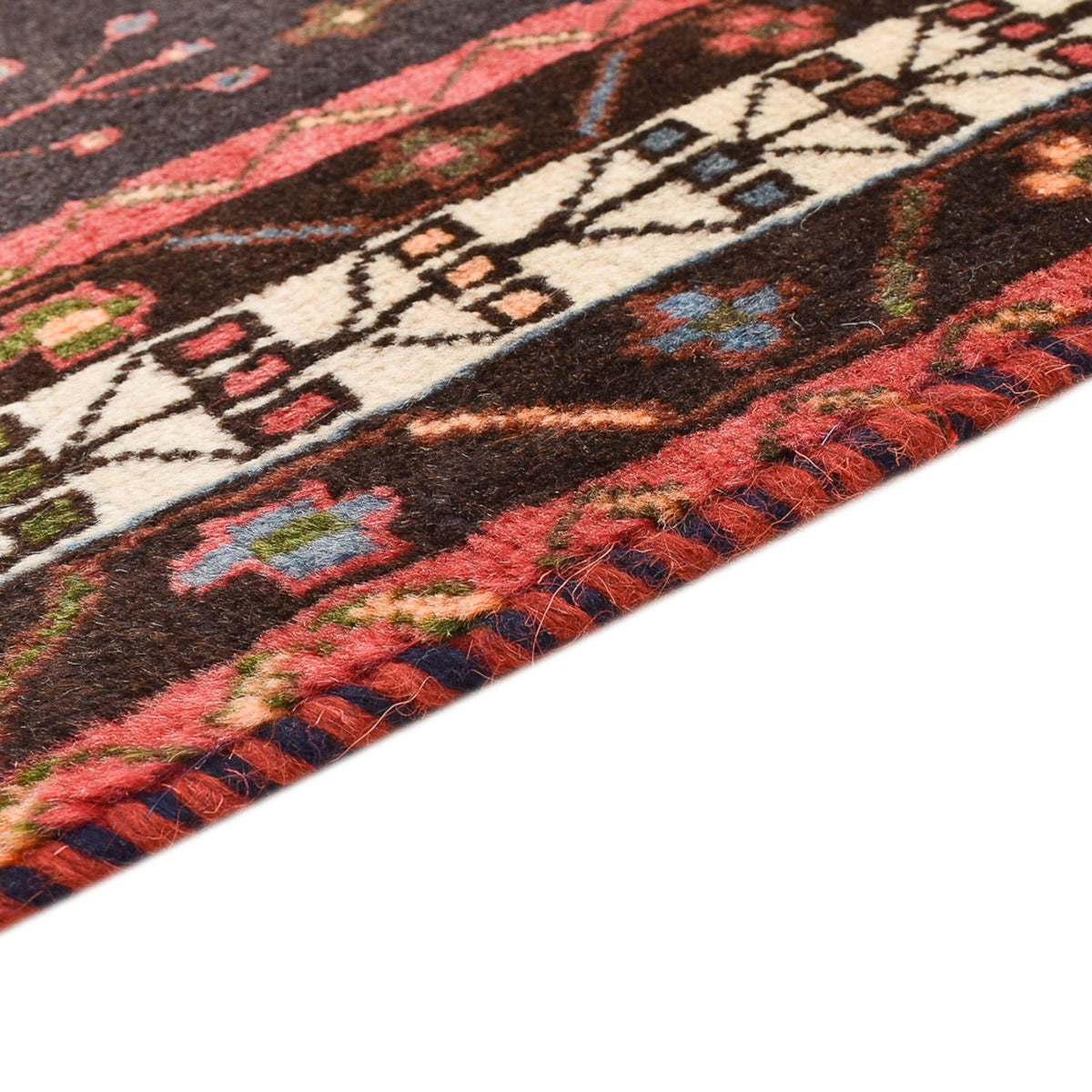 Persisk tæppe - Nomadisk - 237 x 169 cm - lysegrå