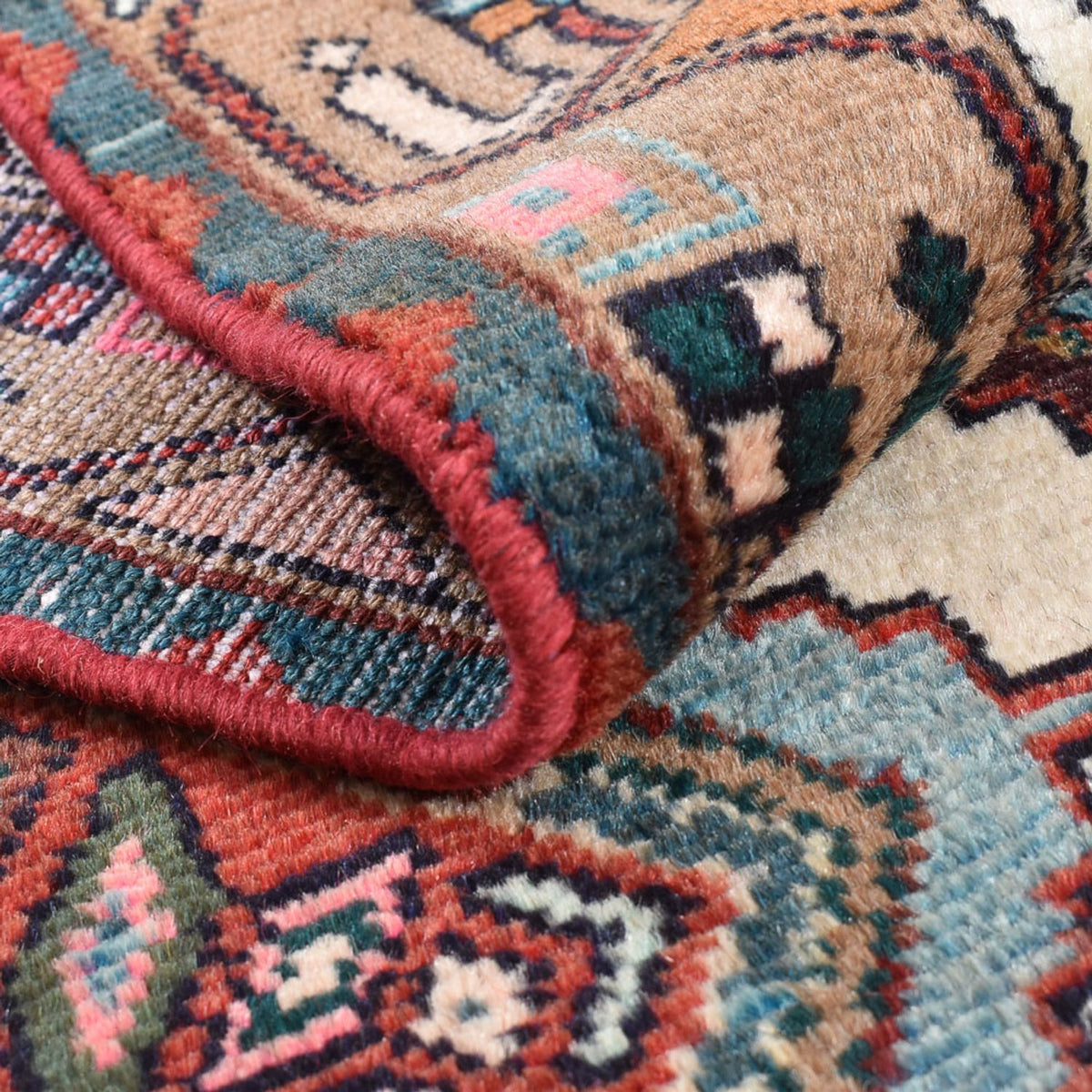 Løber Persisk tæppe - Nomadisk - 285 x 78 cm - flerfarvet