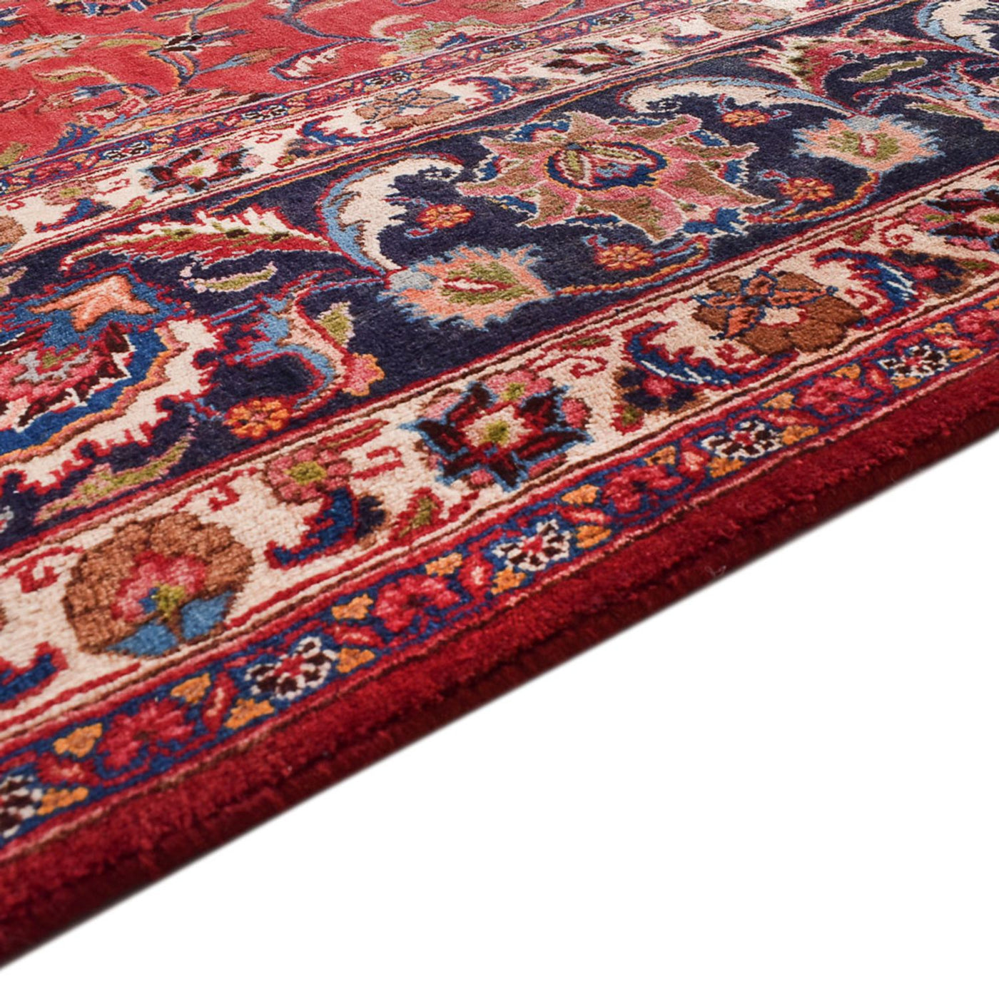 Mashhad Tæppe 340x303cm - Persisk tæppe
