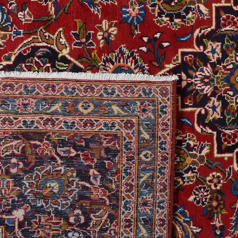 Persisk tæppe - Keshan - 395 x 288 cm - rød