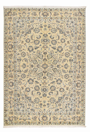 Persisk tæppe - Nain - 286 x 198 cm - sand