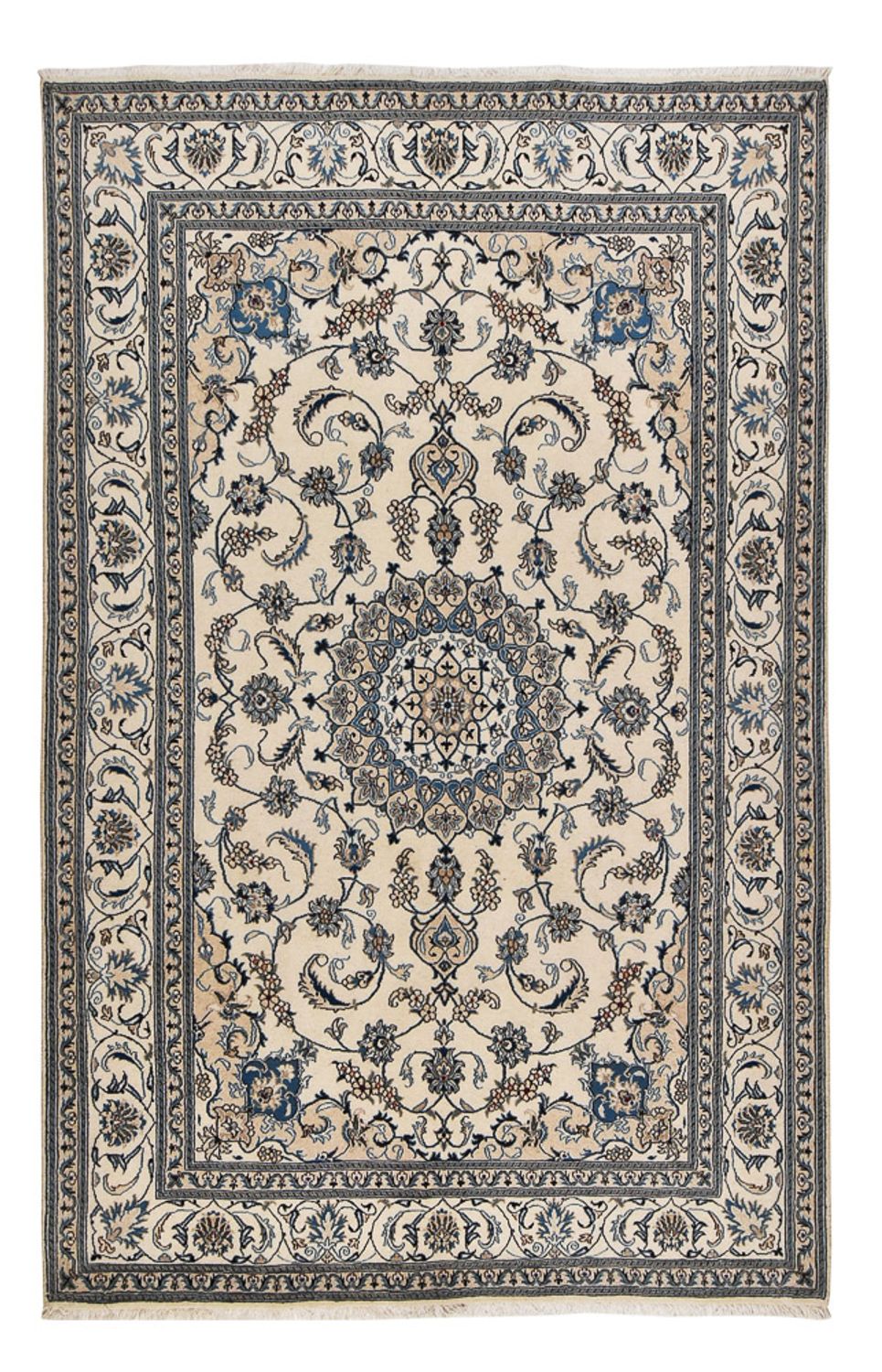 Persisk tæppe - Nain - 303 x 192 cm - beige