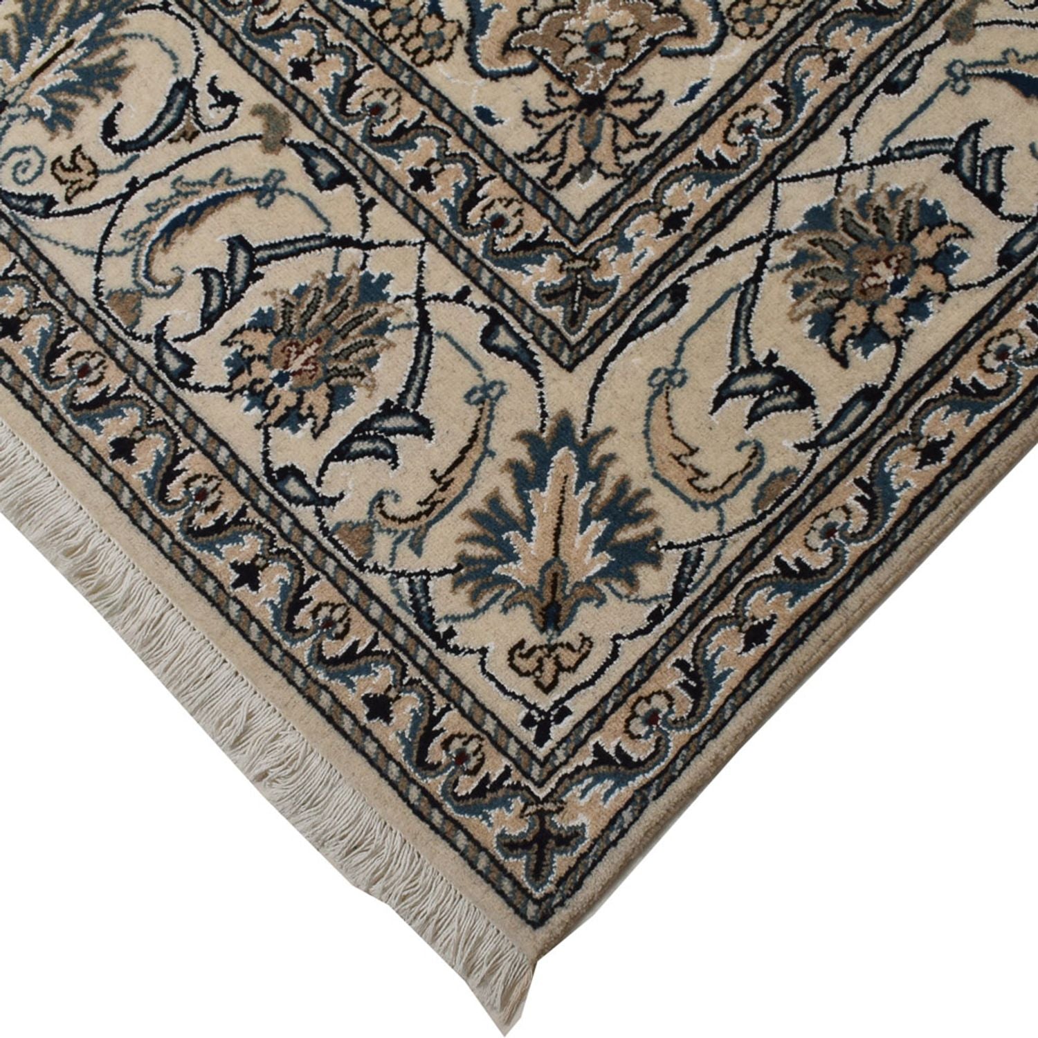 Persisk tæppe - Nain - 306 x 192 cm - beige
