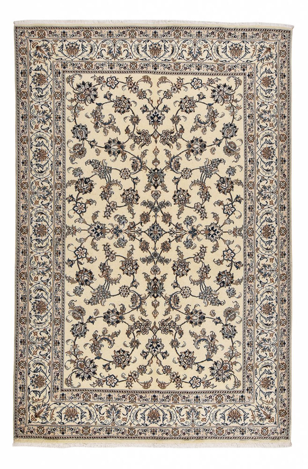 Persisk tæppe - Nain - 297 x 194 cm - beige