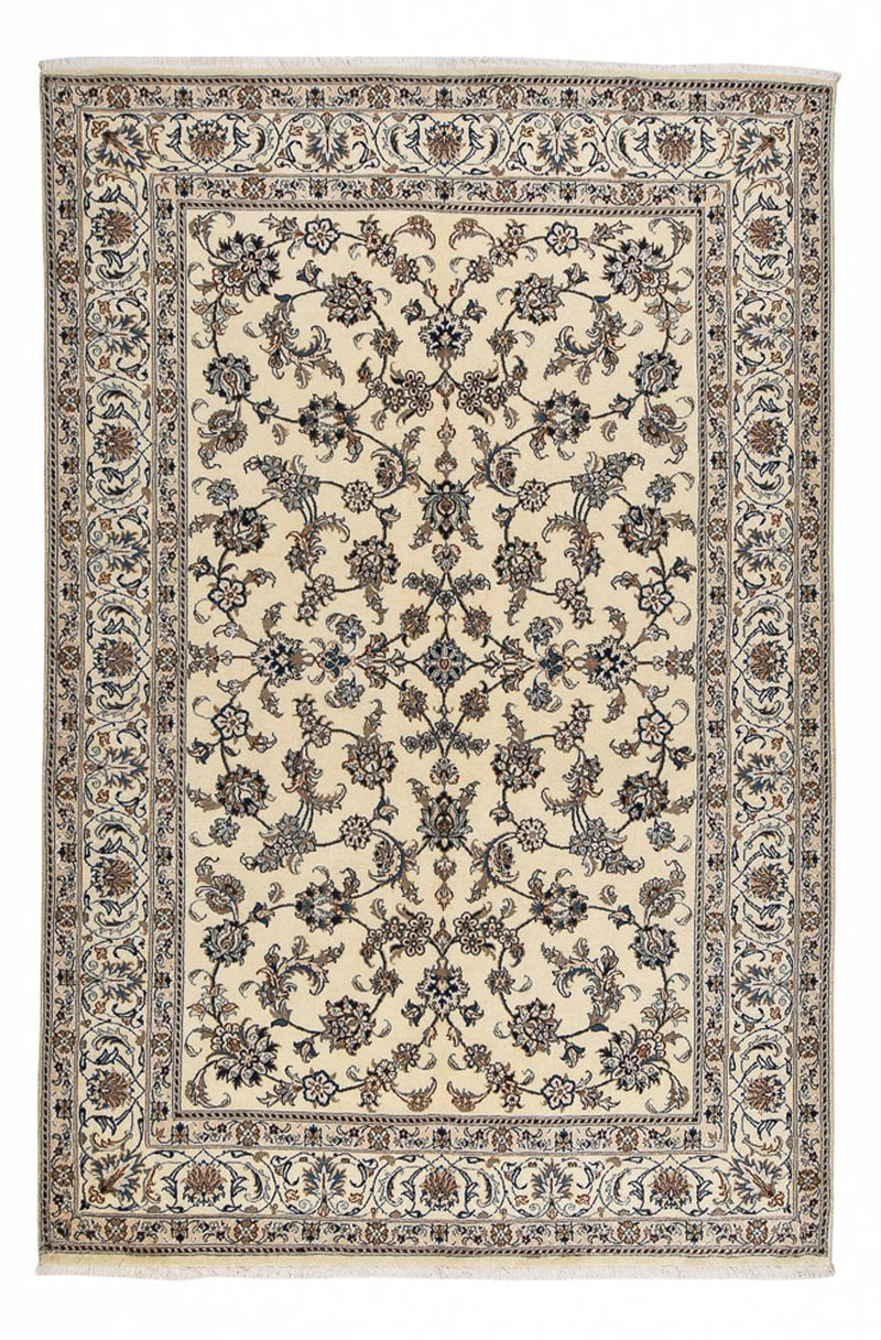 Persisk tæppe - Nain - 297 x 194 cm - beige