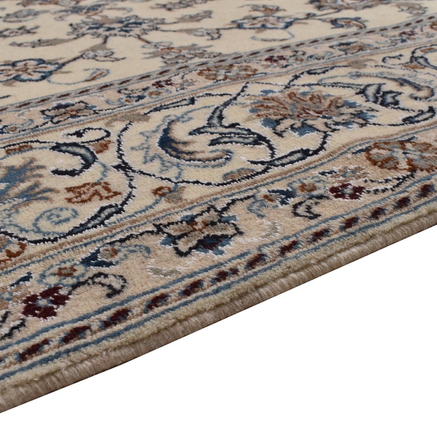 Persisk tæppe - Nain - 297 x 194 cm - beige