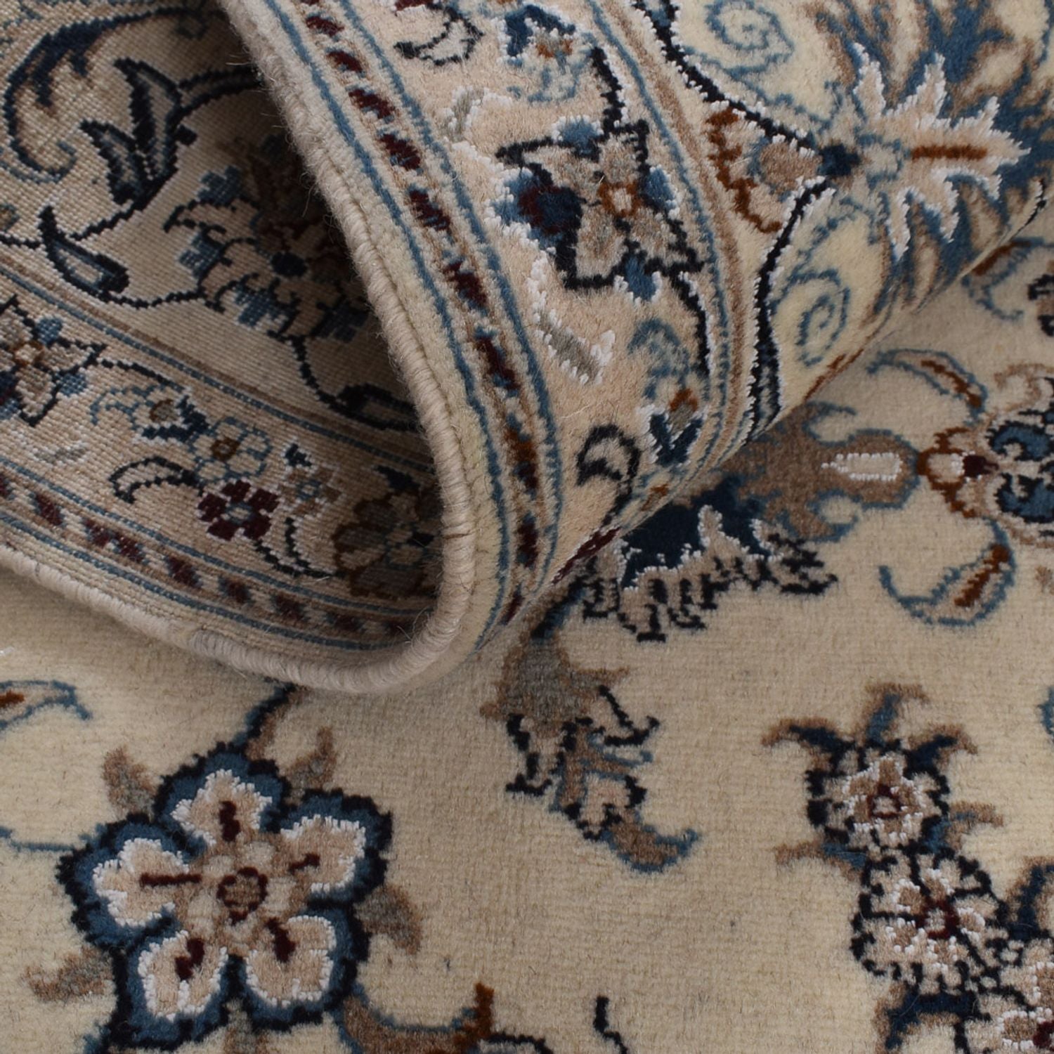 Persisk tæppe - Nain - 297 x 194 cm - beige