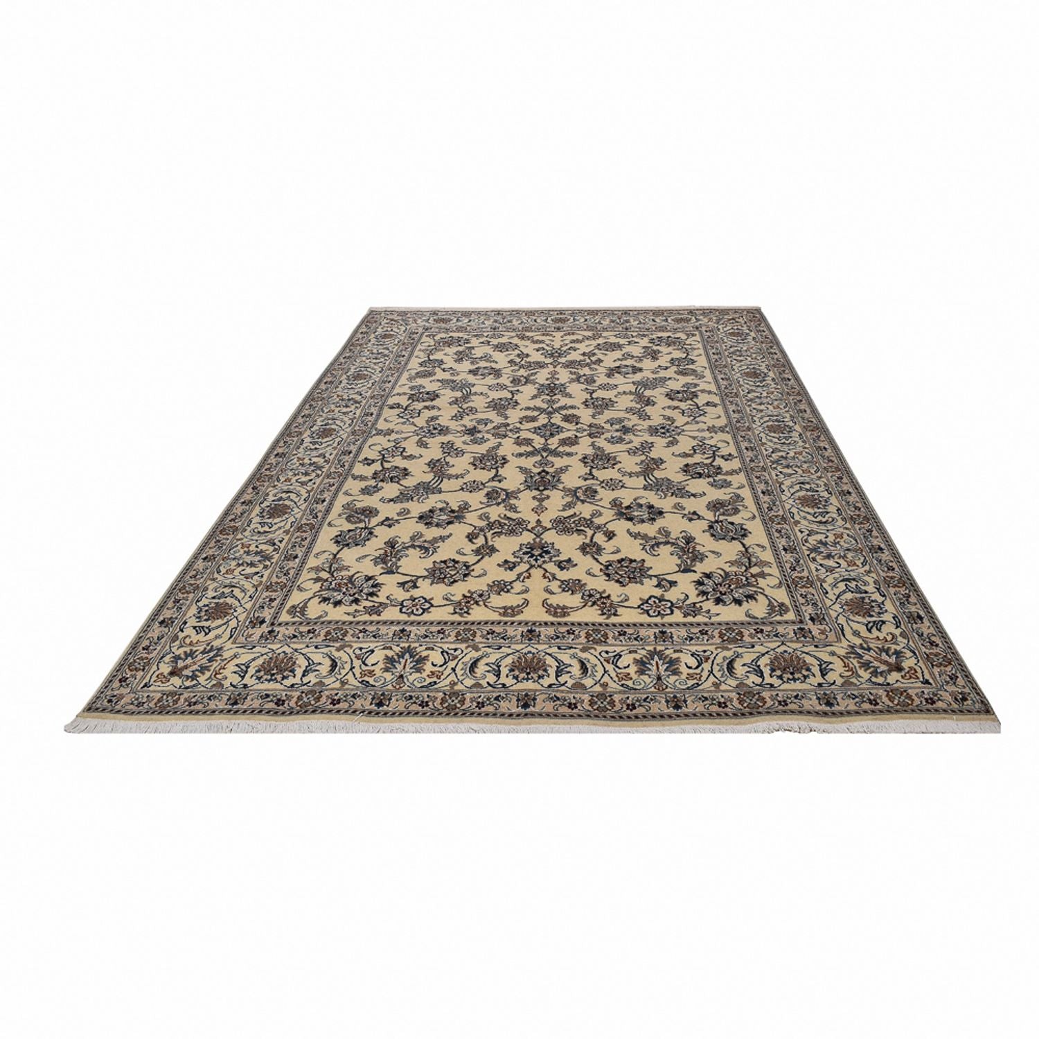 Persisk tæppe - Nain - 297 x 194 cm - beige