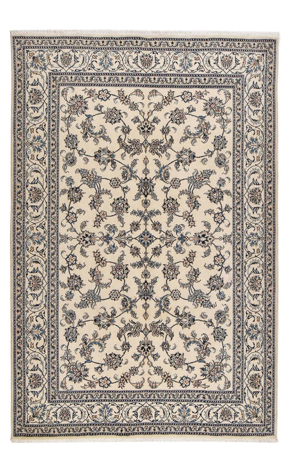 Persisk tæppe - Nain - 299 x 196 cm - beige