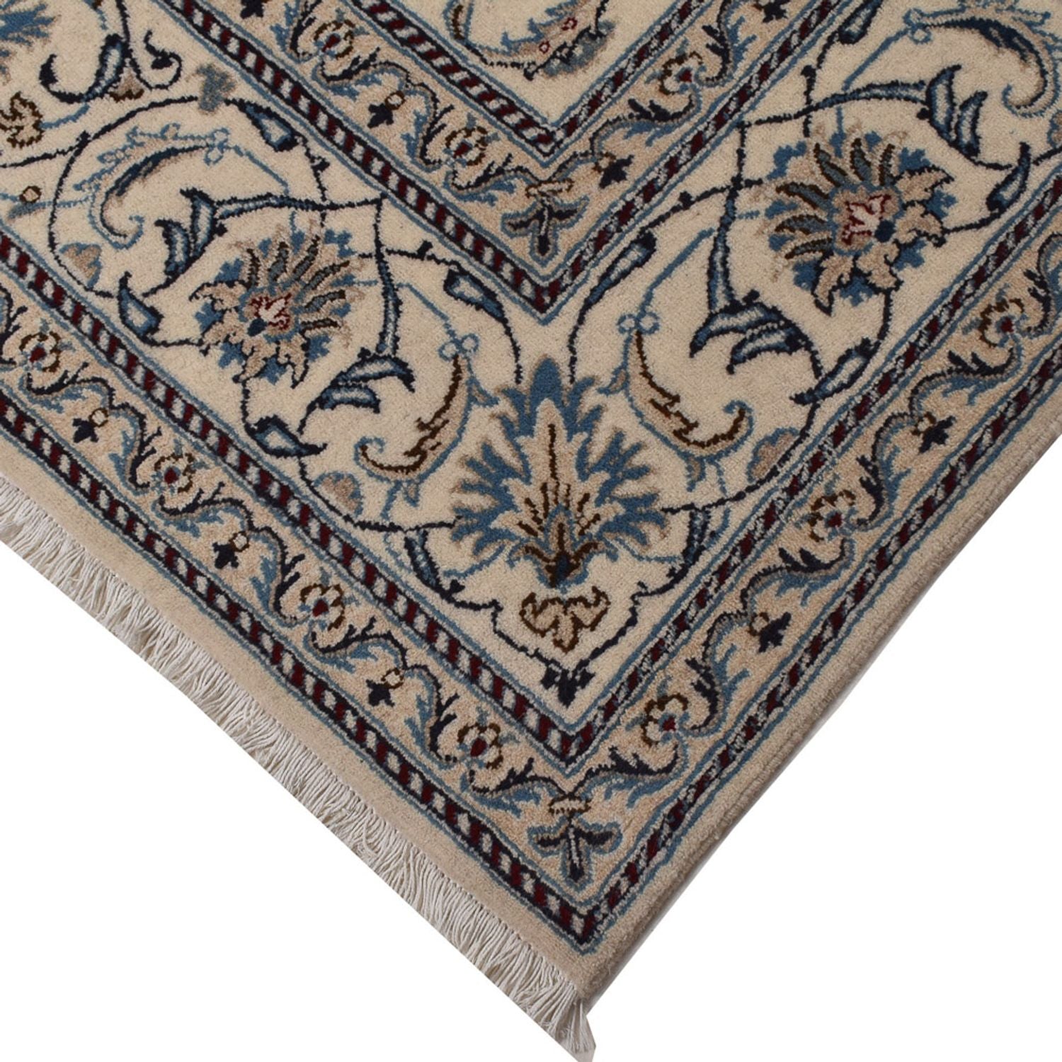 Persisk tæppe - Nain - 299 x 196 cm - beige