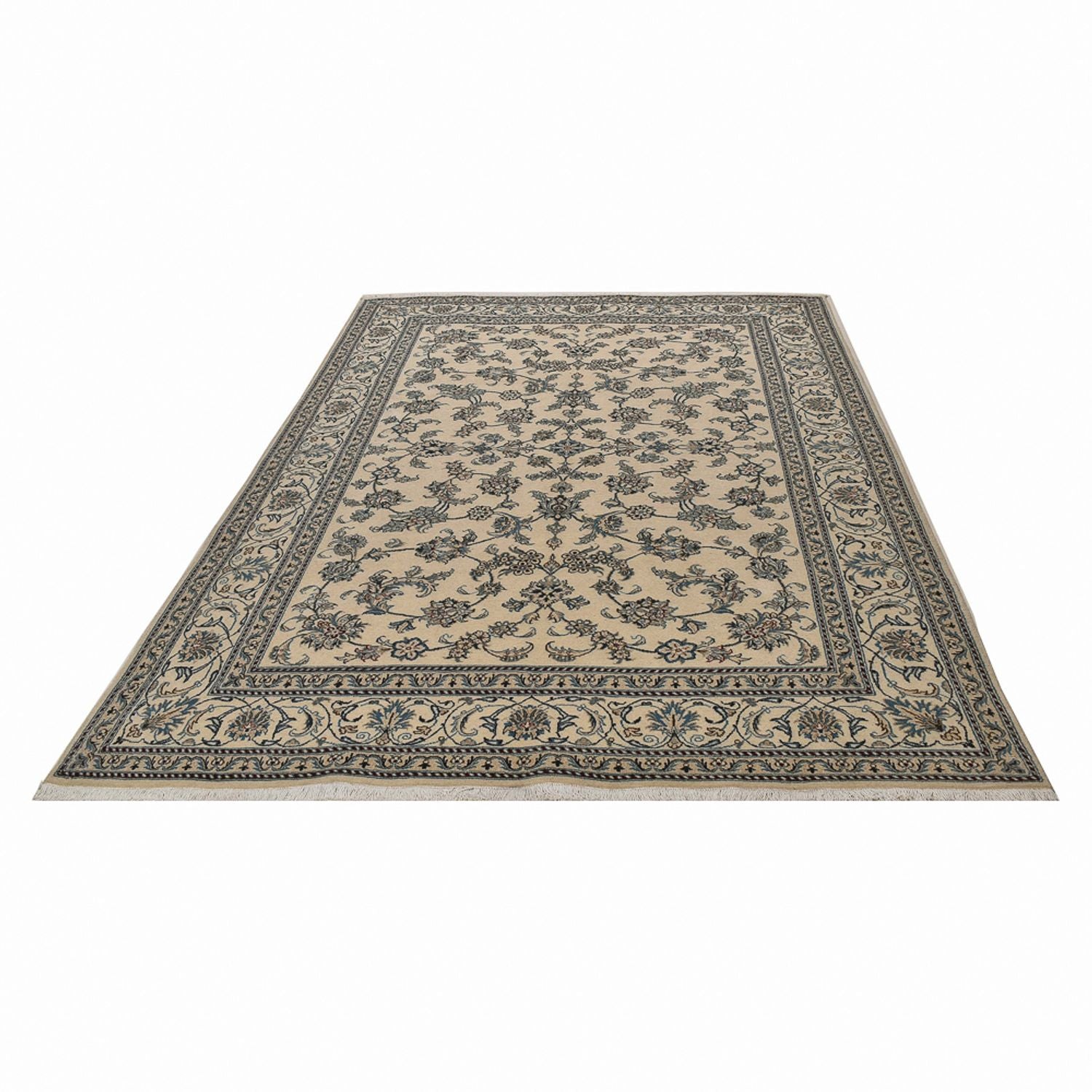 Persisk tæppe - Nain - 299 x 196 cm - beige