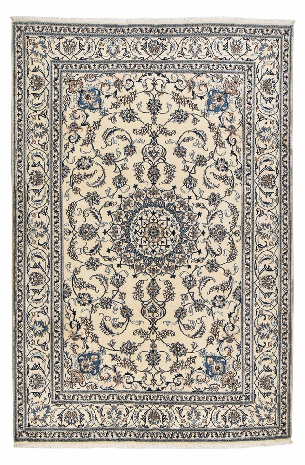 Persisk tæppe - Nain - 295 x 194 cm - beige