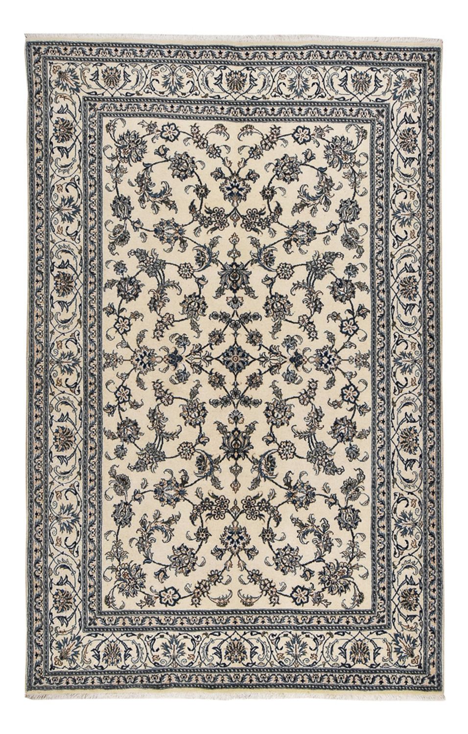 Persisk tæppe - Nain - 302 x 193 cm - beige