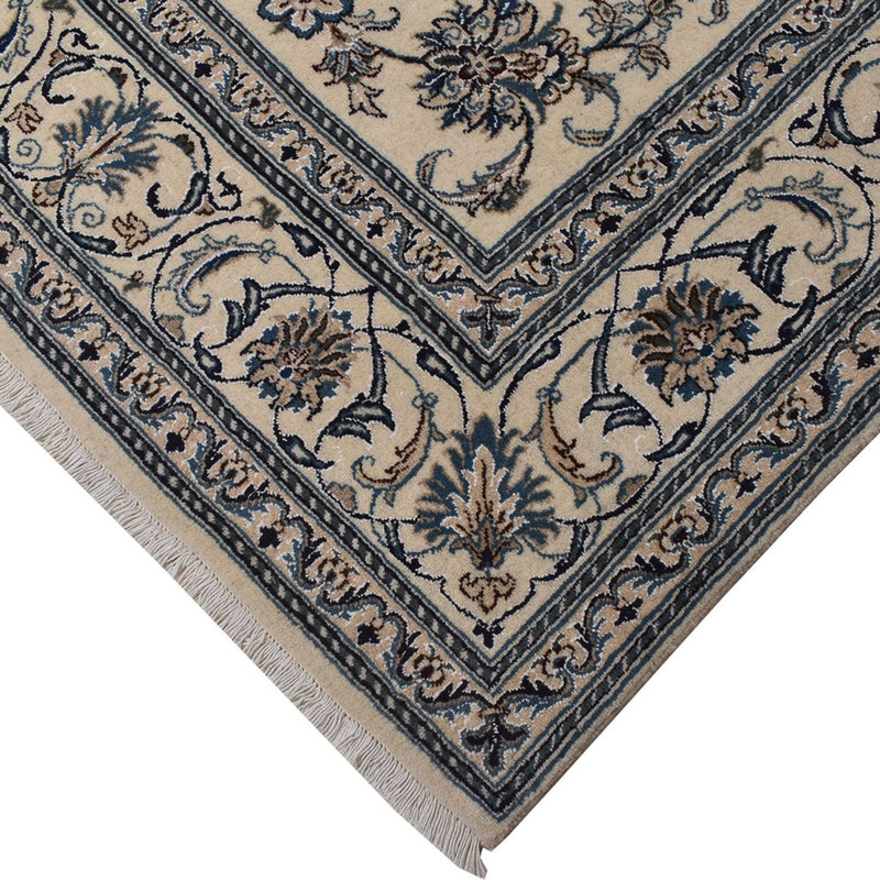 Persisk tæppe - Nain - 302 x 193 cm - beige