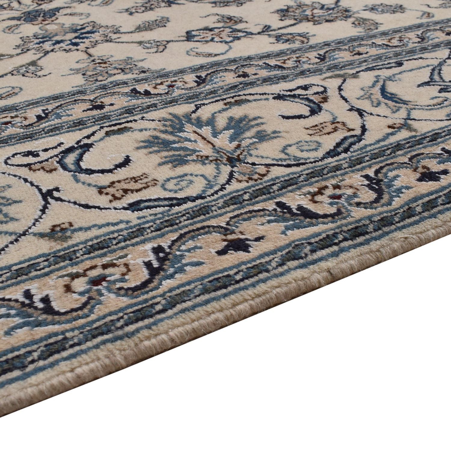 Persisk tæppe - Nain - 302 x 193 cm - beige
