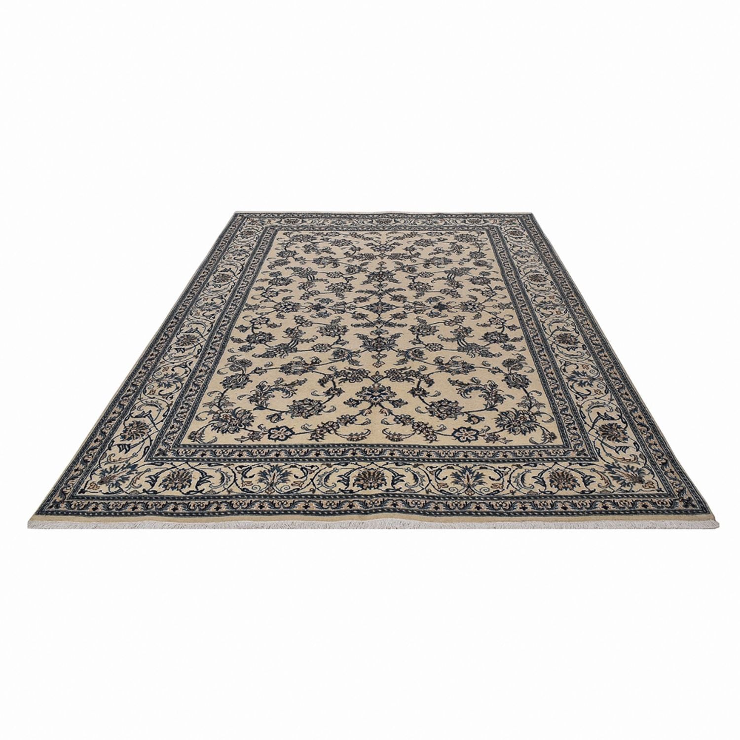 Persisk tæppe - Nain - 302 x 193 cm - beige
