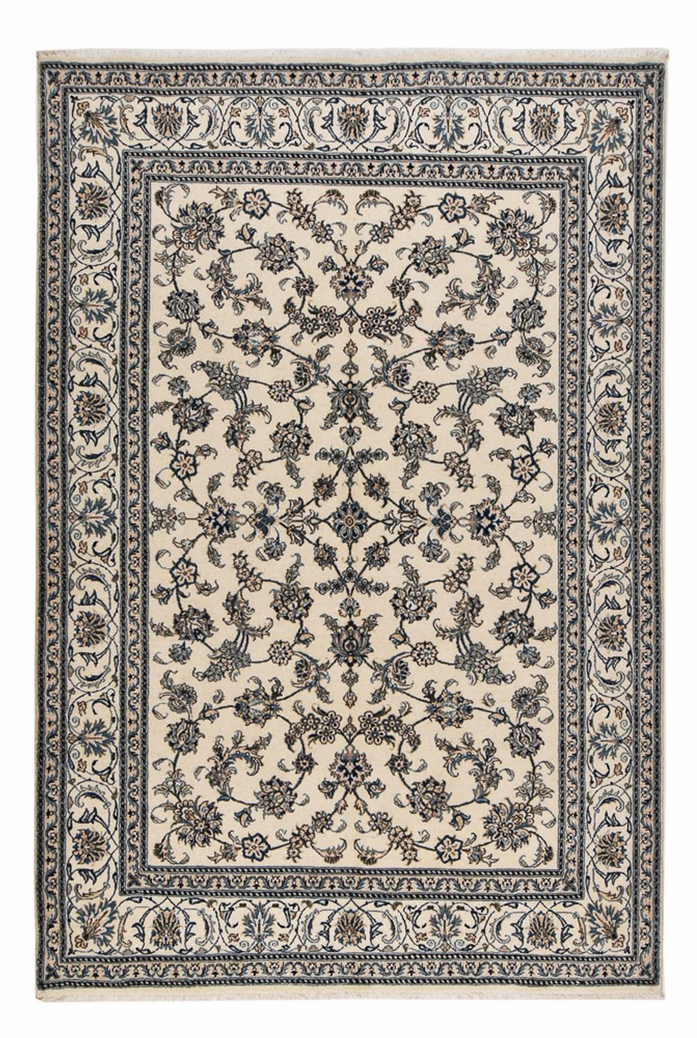 Persisk tæppe - Nain - 295 x 196 cm - beige