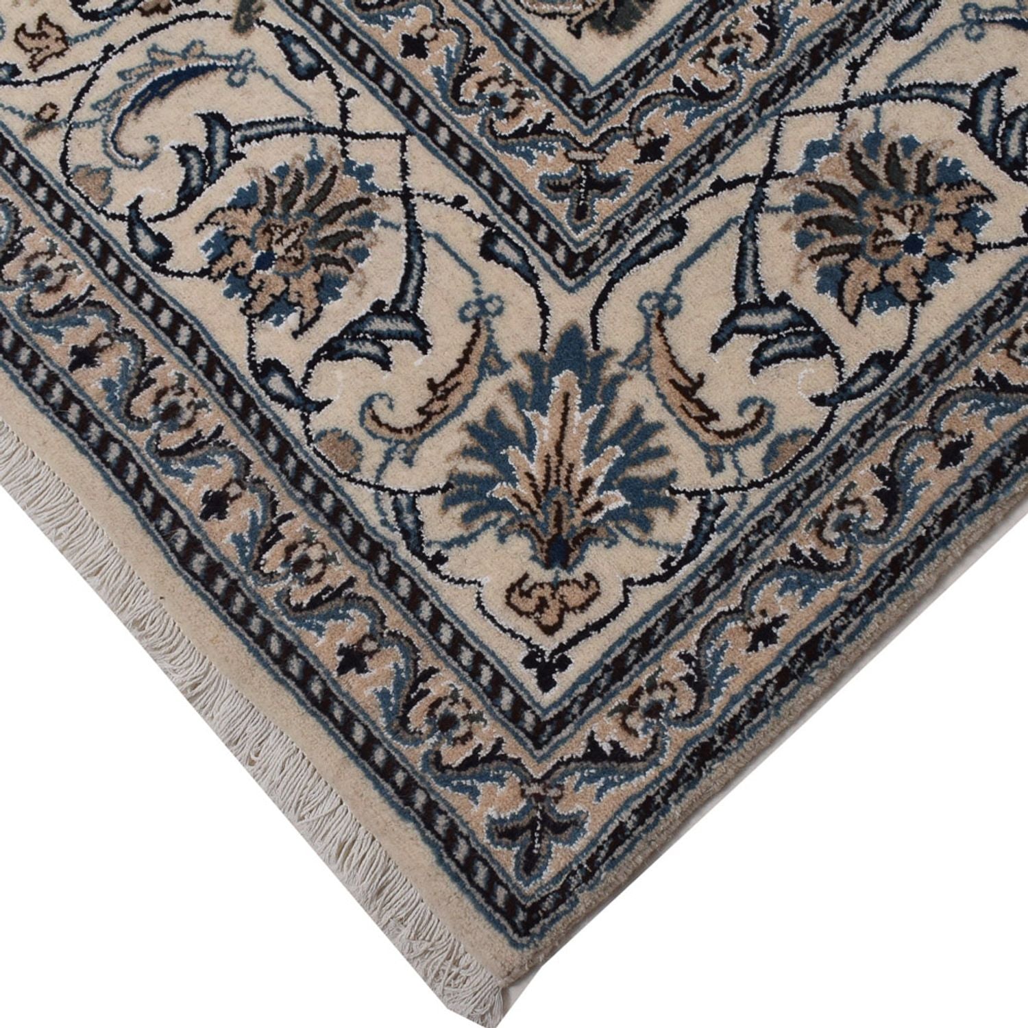 Persisk tæppe - Nain - 295 x 196 cm - beige