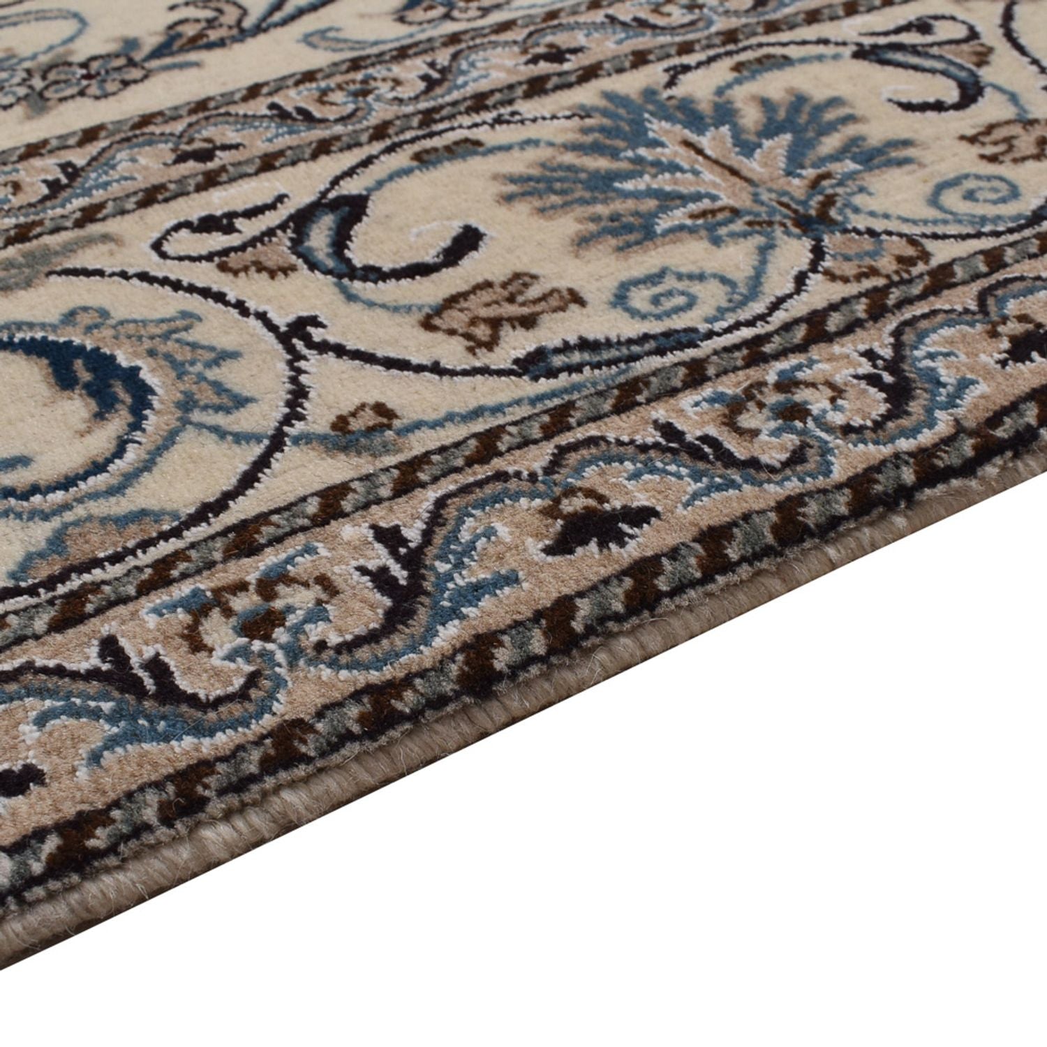Persisk tæppe - Nain - 296 x 193 cm - beige