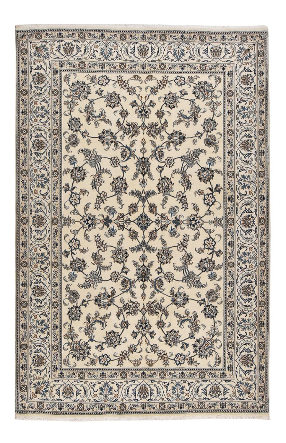Persisk tæppe - Nain - 301 x 195 cm - beige