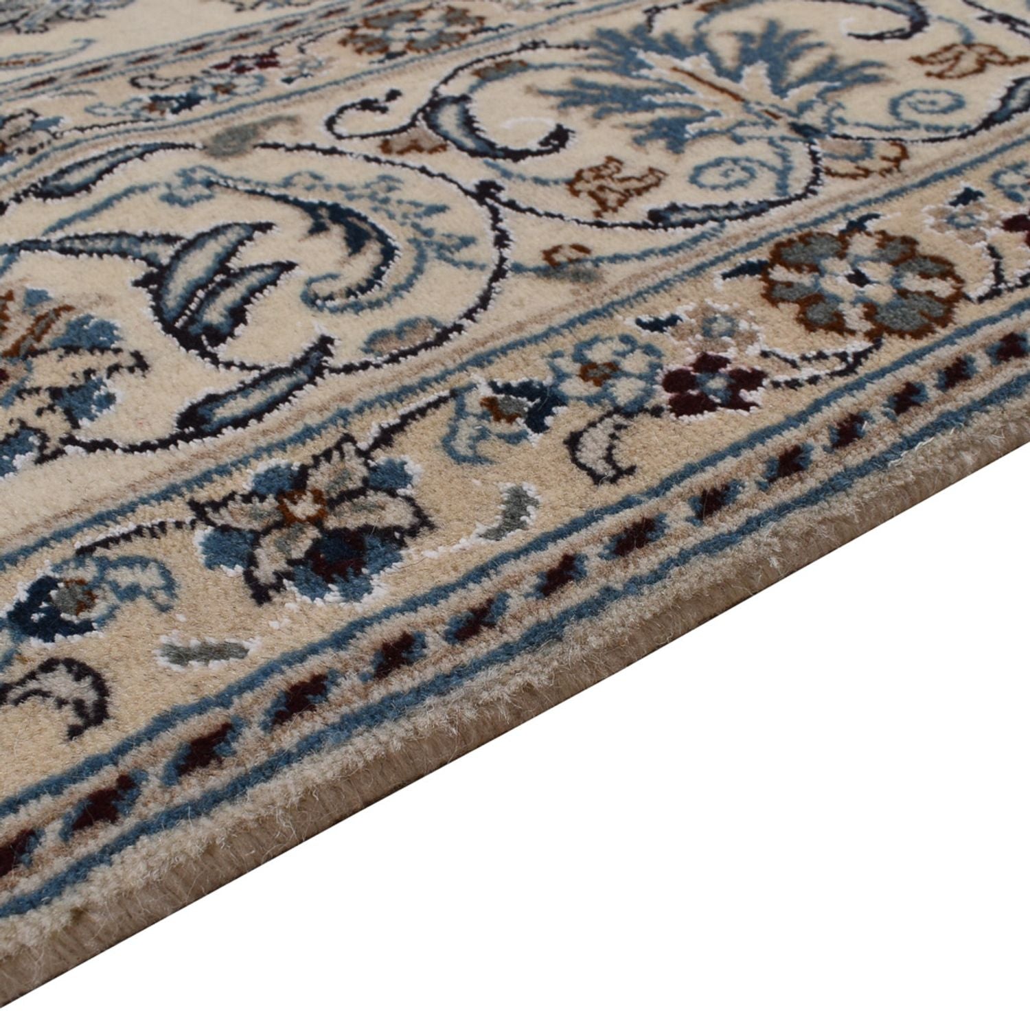 Persisk tæppe - Nain - 301 x 195 cm - beige