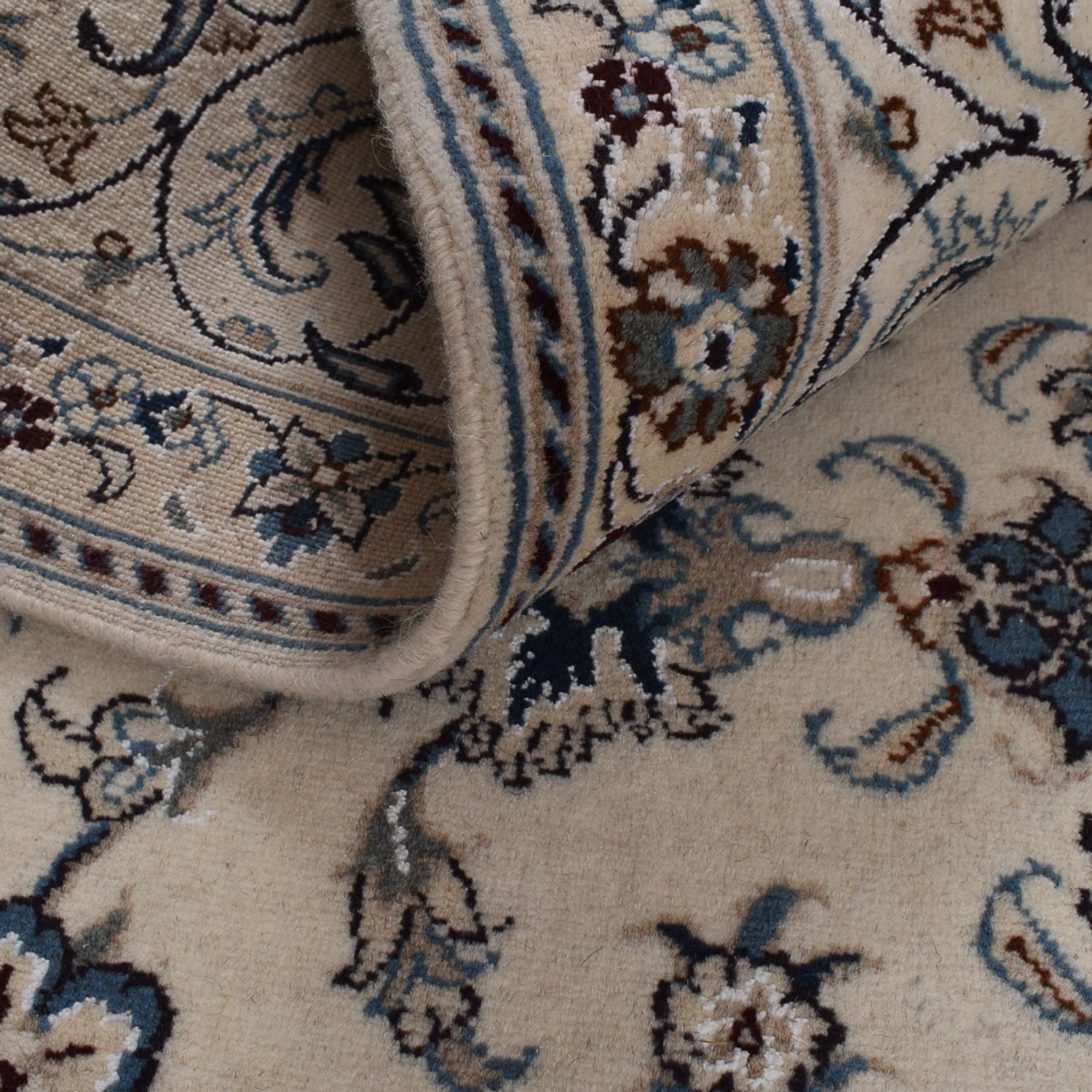 Persisk tæppe - Nain - 301 x 195 cm - beige