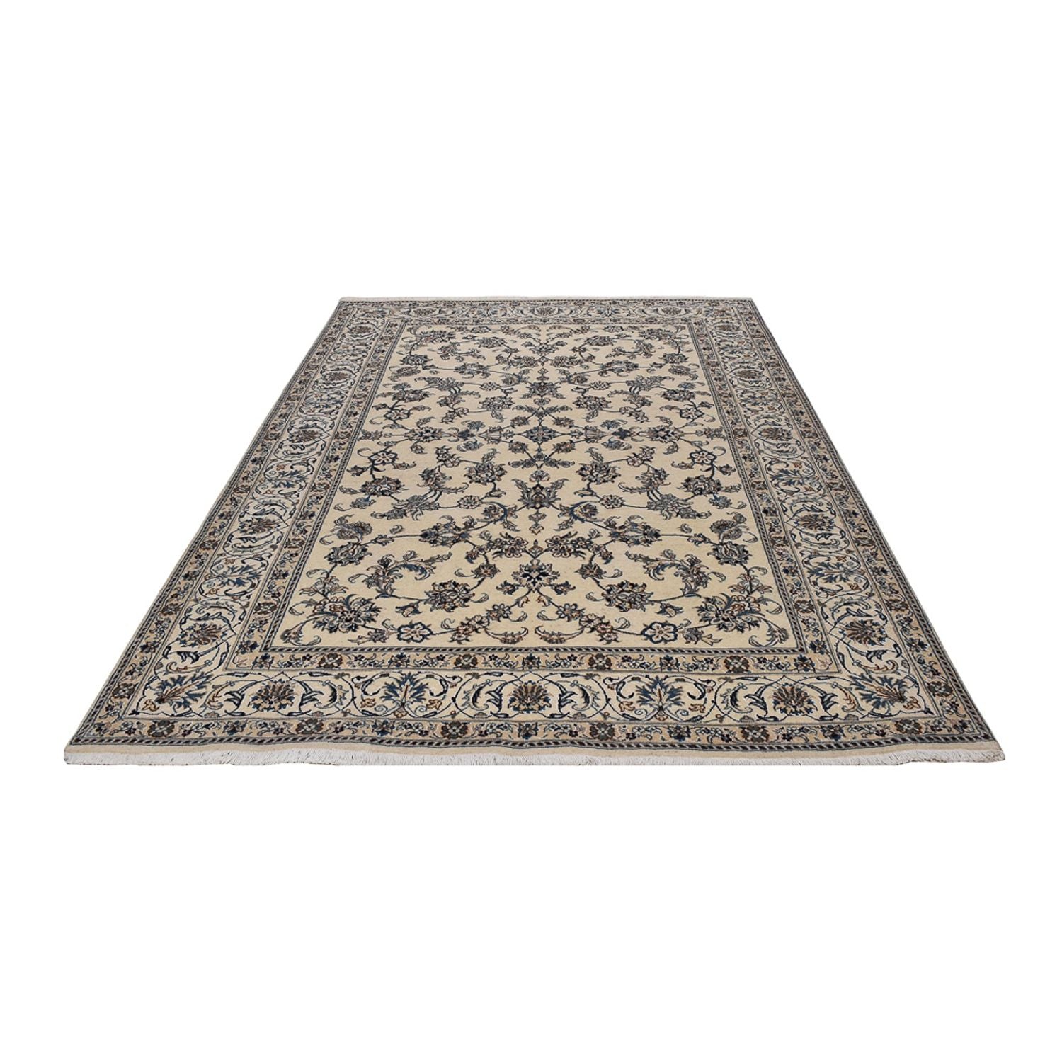 Persisk tæppe - Nain - 301 x 195 cm - beige