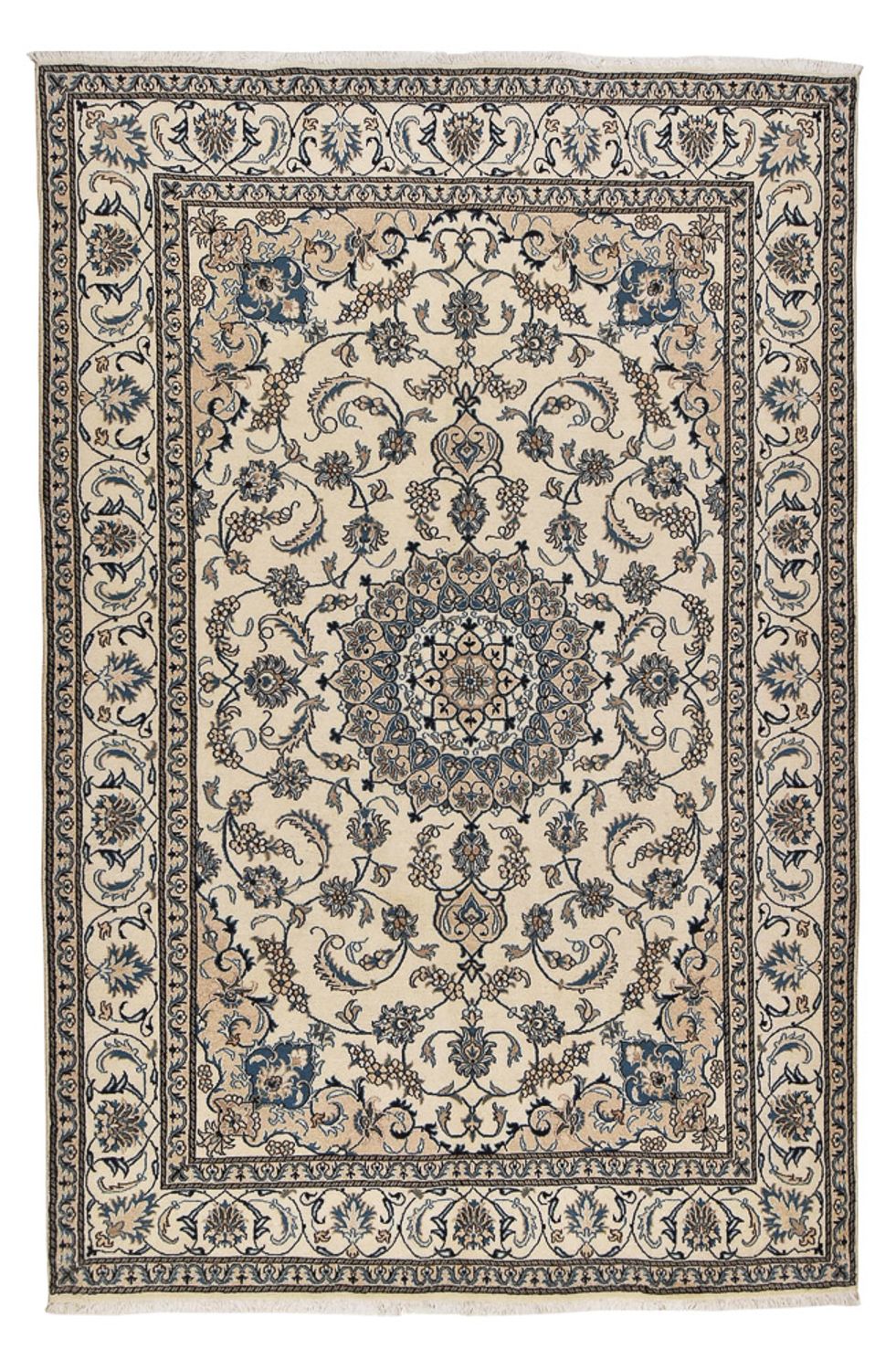 Persisk tæppe - Nain - 295 x 195 cm - beige