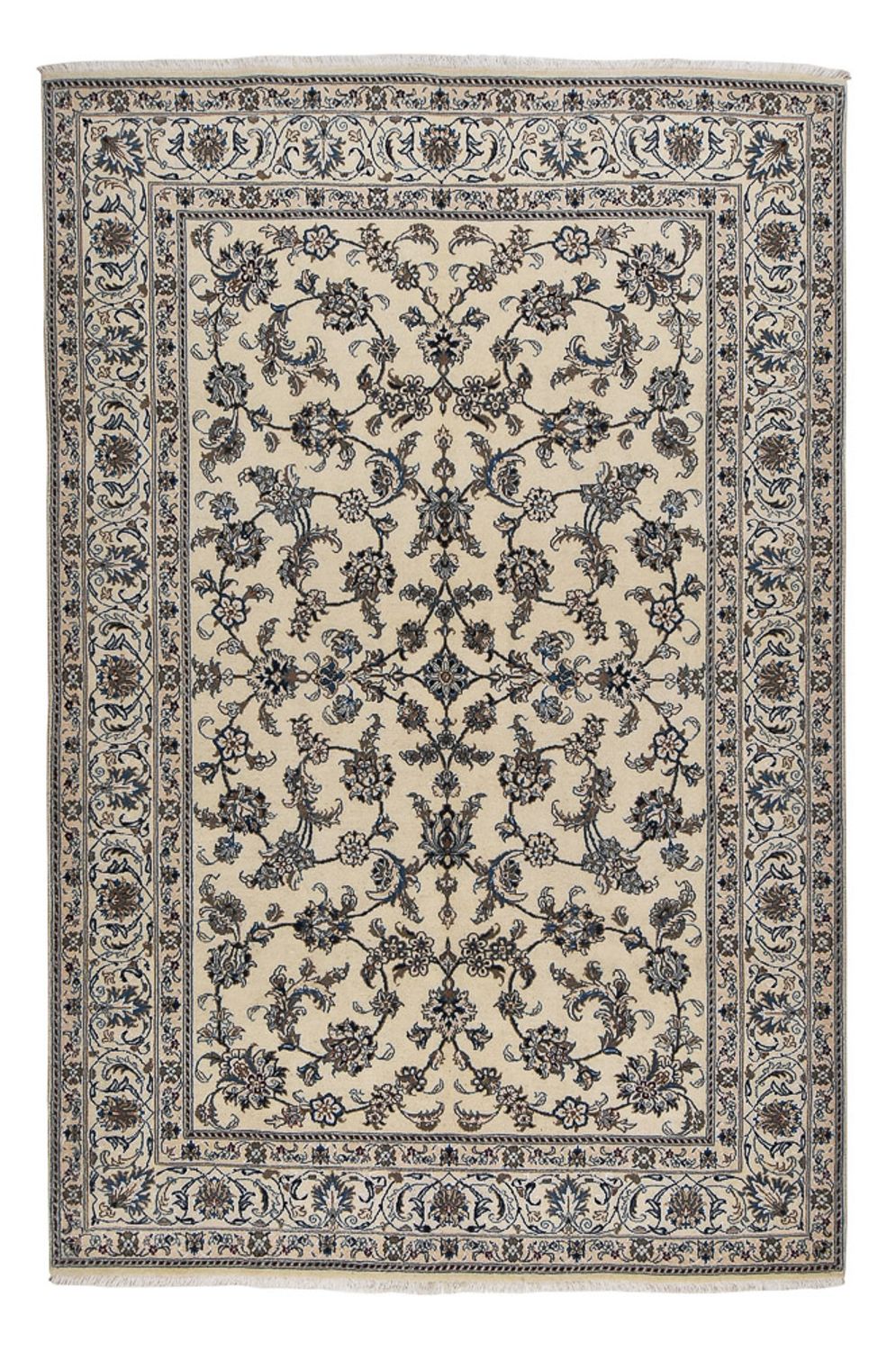 Persisk tæppe - Nain - 300 x 195 cm - beige