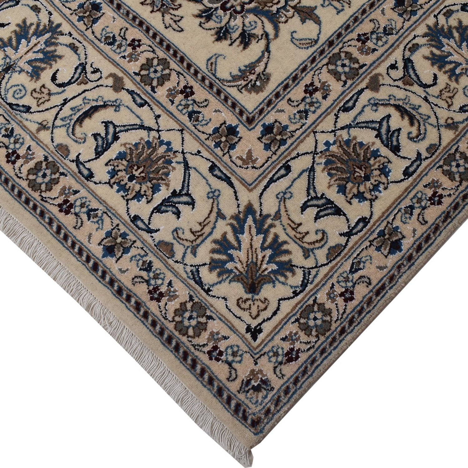 Persisk tæppe - Nain - 300 x 195 cm - beige