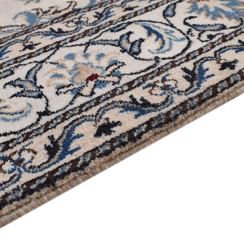 Persisk tæppe - Nain - 205 x 147 cm - creme
