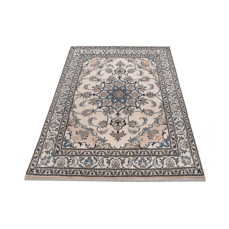 Persisk tæppe - Nain - 205 x 147 cm - creme