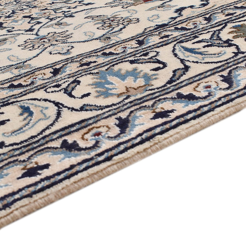 Persisk tæppe - Nain - 202 x 146 cm - creme