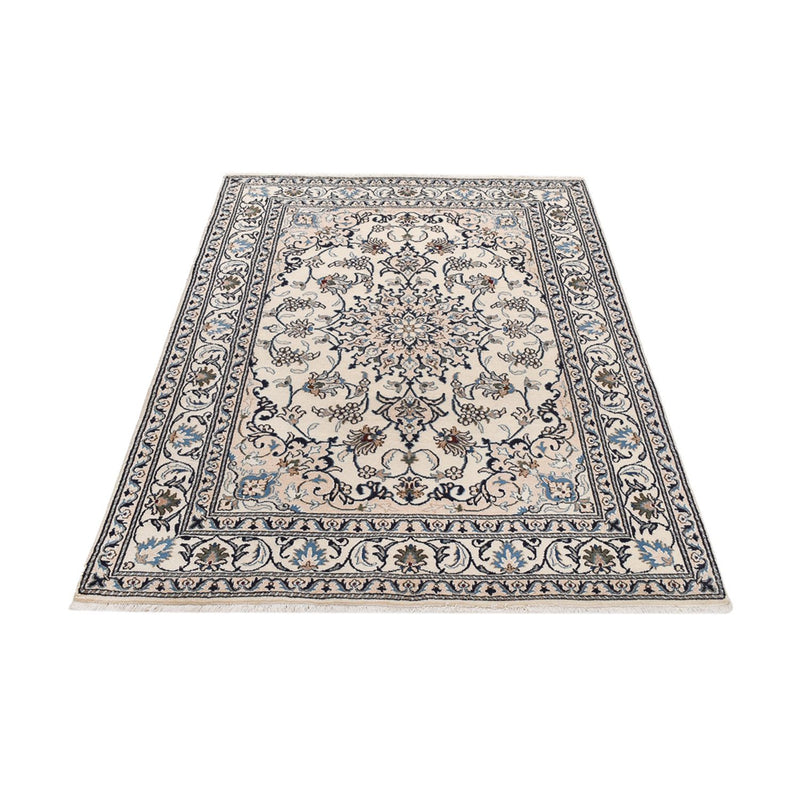Persisk tæppe - Nain - 202 x 146 cm - creme
