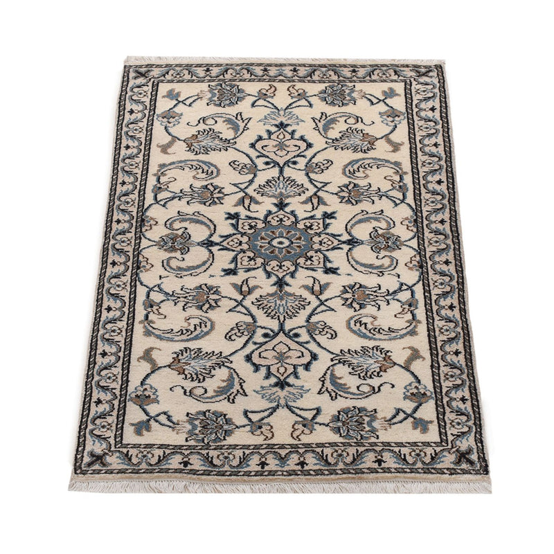 Persisk tæppe - Nain - 137 x 69 cm - creme