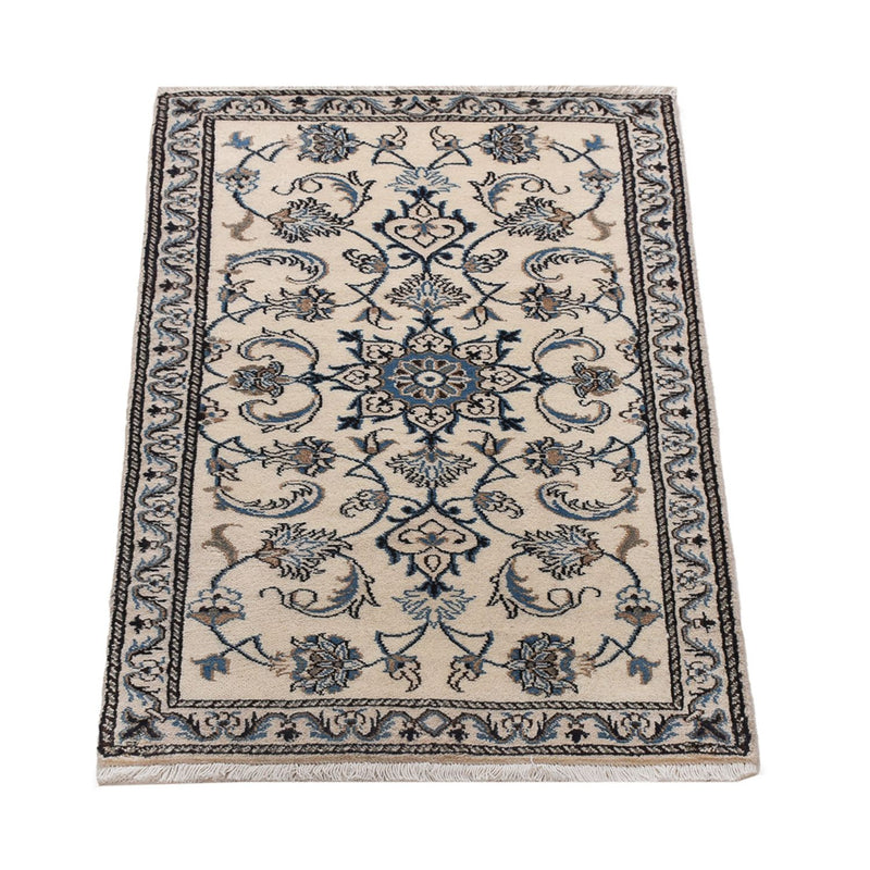 Persisk tæppe - Nain - 136 x 68 cm - creme