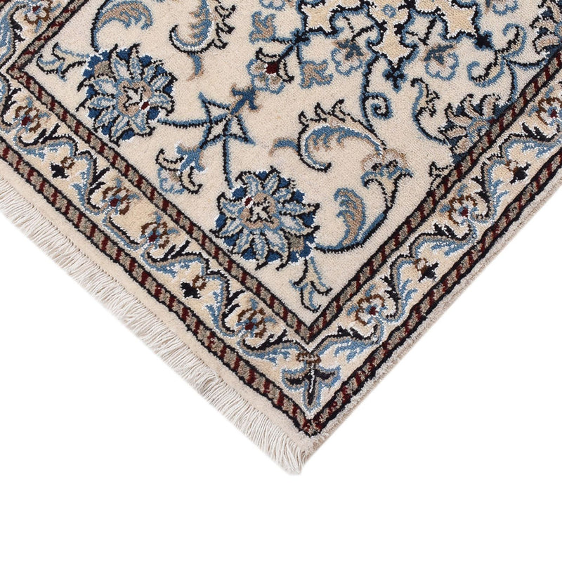 Persisk tæppe - Nain - 85 x 56 cm - creme