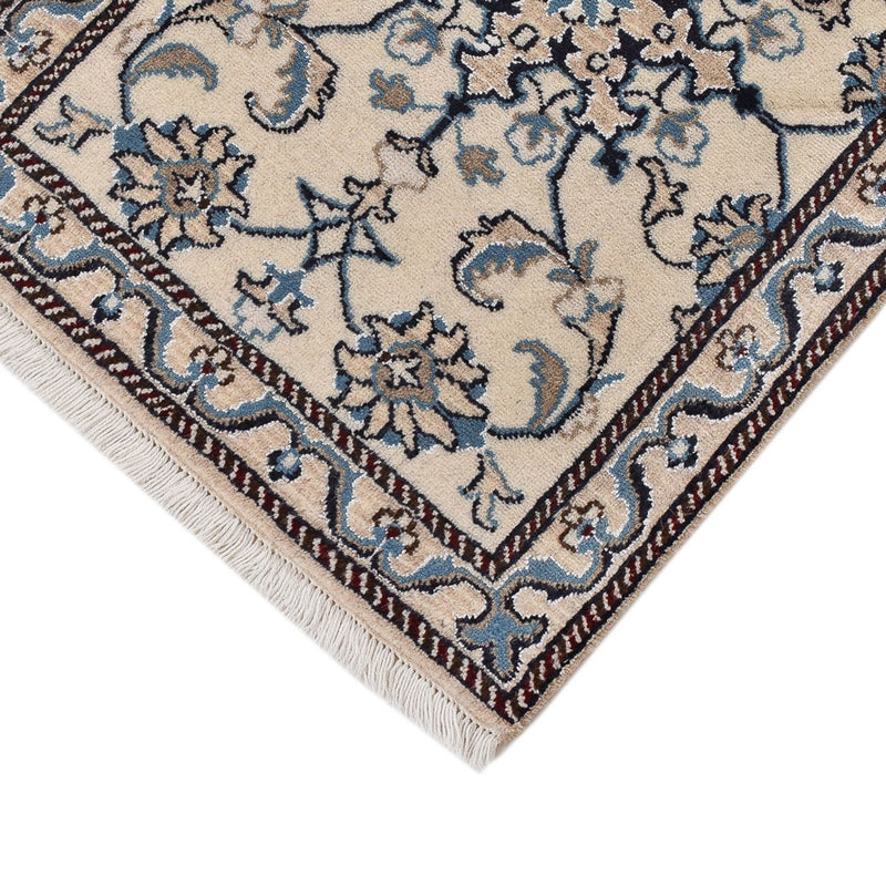 Persisk tæppe - Nain - 85 x 57 cm - creme