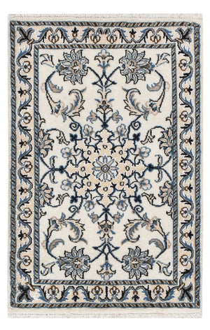 Persisk tæppe - Nain - 92 x 60 cm - creme