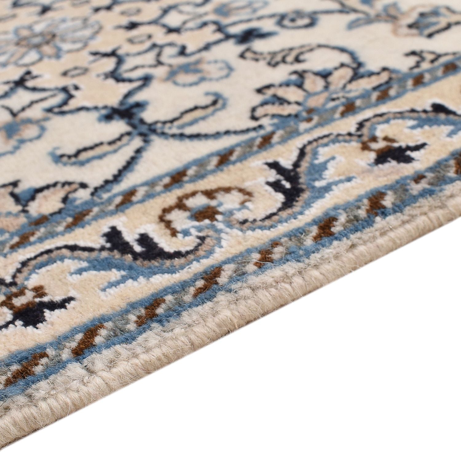 Persisk tæppe - Nain - 92 x 60 cm - creme