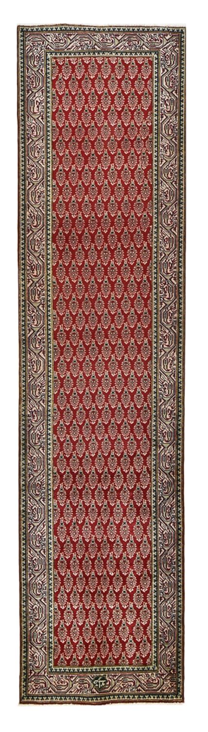 Løber Persisk tæppe - Tabriz - 337 x 83 cm - rust