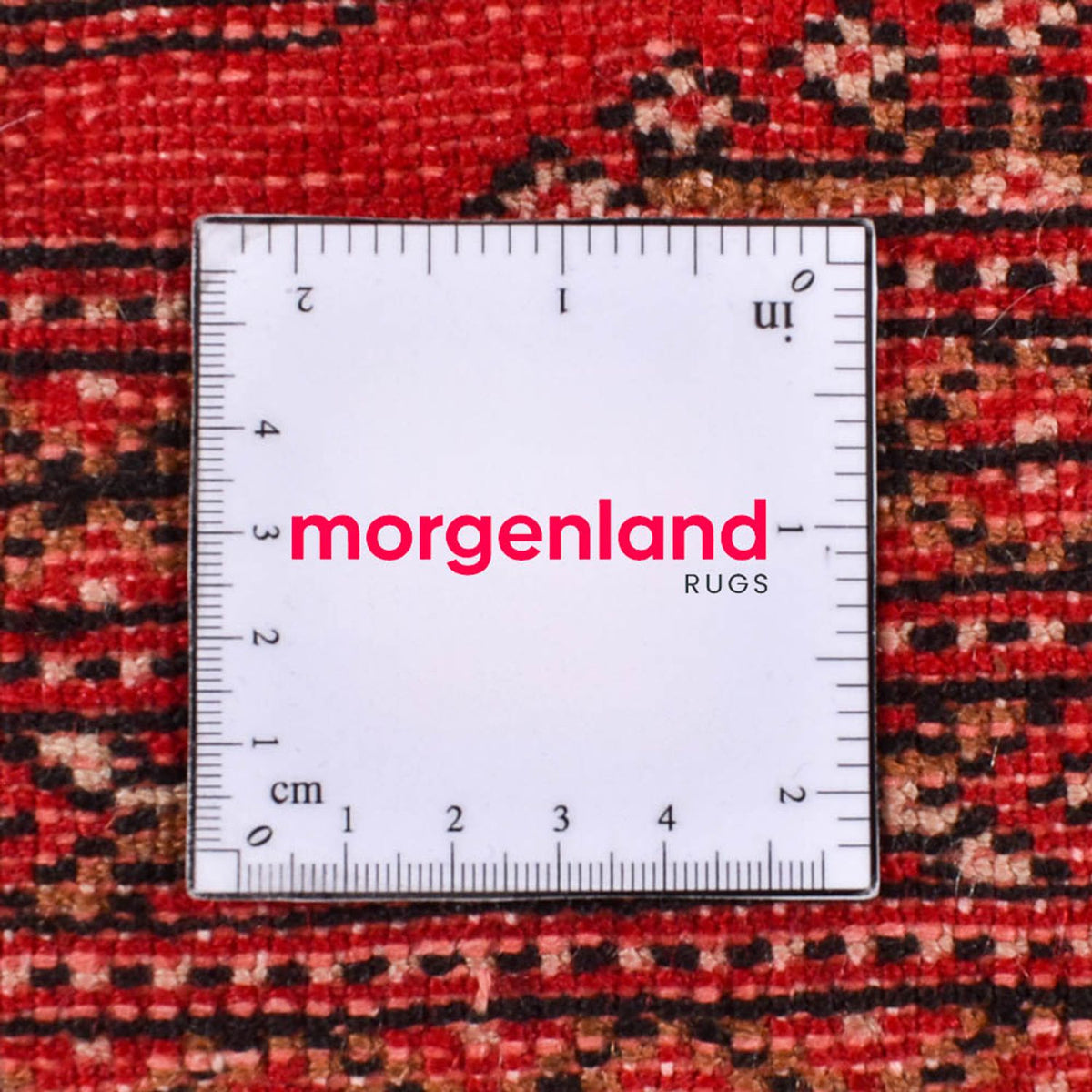 Turkaman-tæppe - 189 x 130 cm - rød